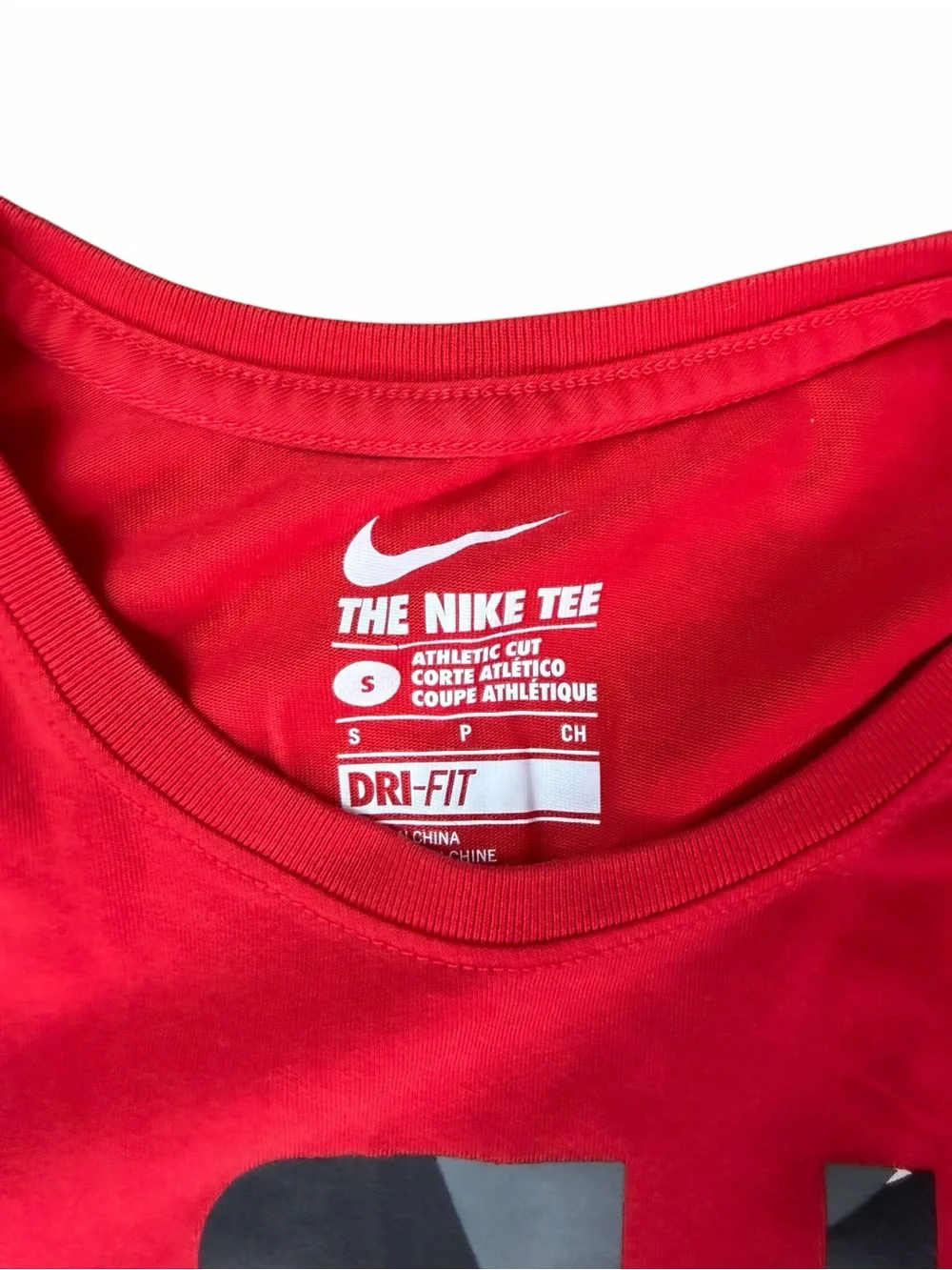 Nike Dri-FIT ELITE Men’s Small Red Long Sleeve Shirt
